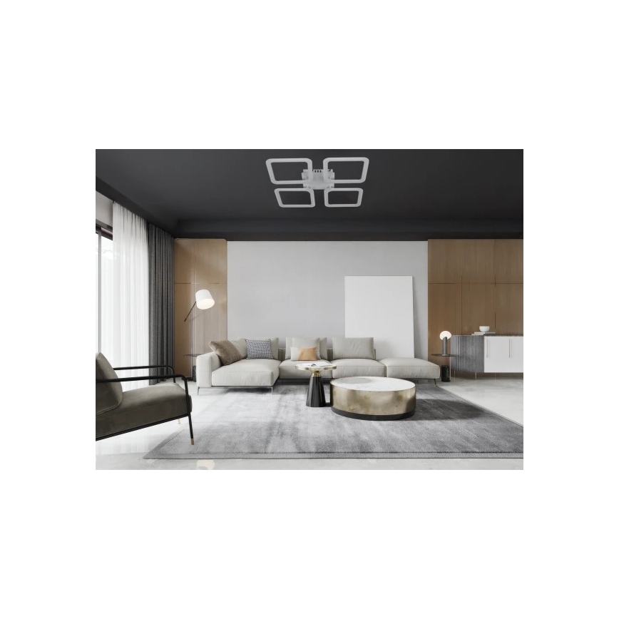 Candeeiro de teto LED regulável LED/95W/230V 3000-6500K + controlo remoto