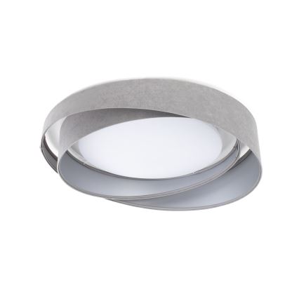 Candeeiro de tecto regulável SMART GALAXY MODERN LED/24W/230V 3000-6500K Ø 55 cm cinzento/prateado + controlo remoto