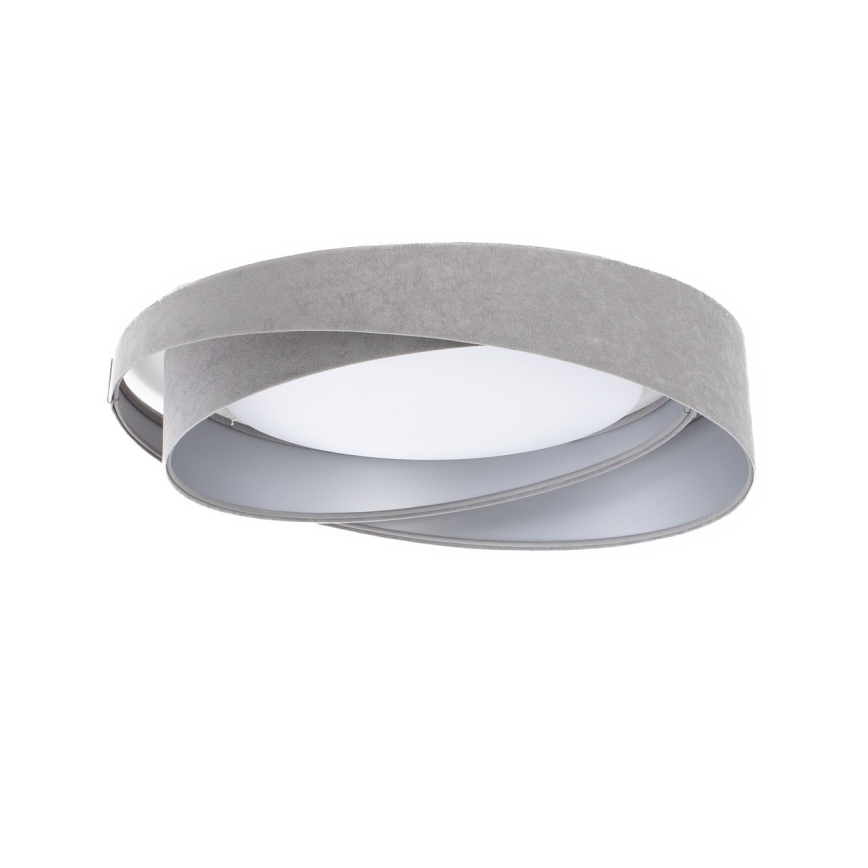 Candeeiro de tecto regulável SMART GALAXY MODERN LED/24W/230V 3000-6500K Ø 55 cm cinzento/prateado + controlo remoto