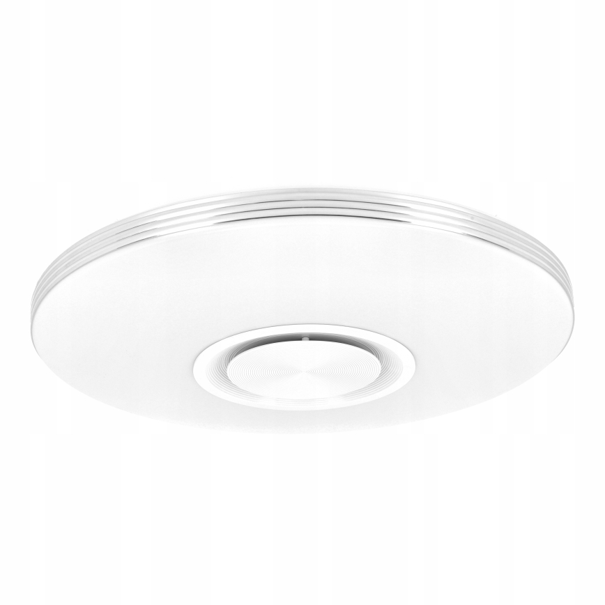 Candeeiro de teto LED RGBW dimerizável com altifalante integrado LED/60W/230V 3000-6000K Ø 40 cm branco + controlo remoto