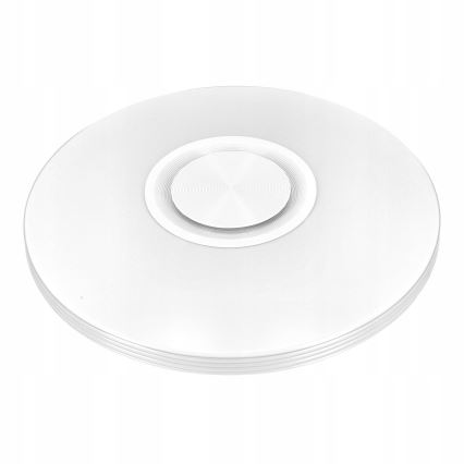 Candeeiro de teto LED RGBW dimerizável com altifalante integrado LED/60W/230V 3000-6000K Ø 40 cm branco + controlo remoto