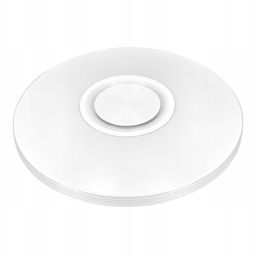 Candeeiro de teto LED RGBW dimerizável com altifalante integrado LED/60W/230V 3000-6000K Ø 40 cm branco + controlo remoto