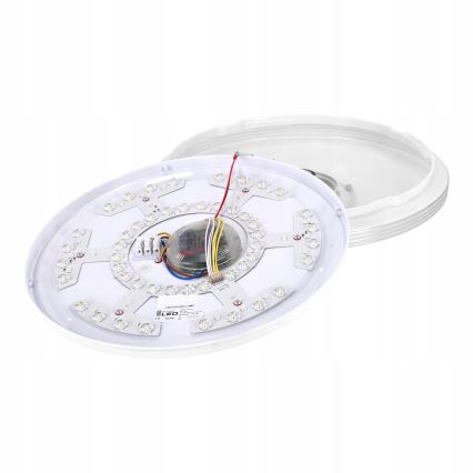 Candeeiro de teto LED RGBW dimerizável com altifalante integrado LED/60W/230V 3000-6000K Ø 40 cm branco + controlo remoto