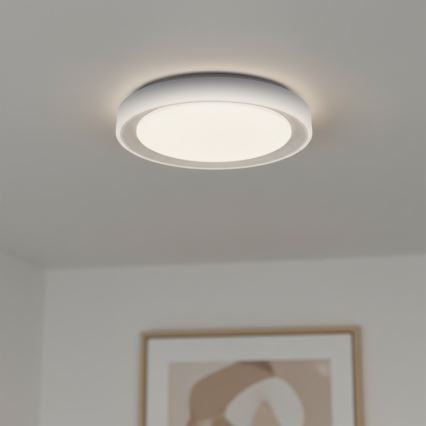 Candeeiro de tecto dimerizável LED RGBW MELO LED/36W/230V 3000-6000K diâmetro 39 cm branco + comando remoto