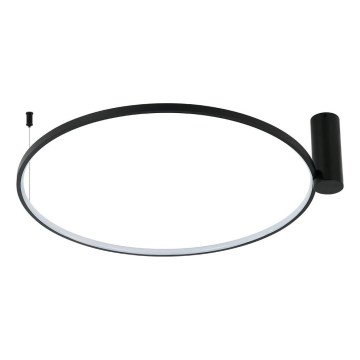 Candeeiro de teto LED RING S LED/34W/230V 3000/4000/6000K diâmetro 60 cm preto