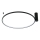 Candeeiro de teto LED RING S LED/34W/230V 3000/4000/6000K diâmetro 60 cm preto