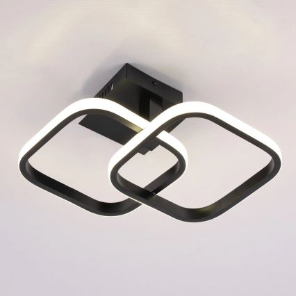 Candeeiro de Teto LED ROBERT LED/25W/230V 25x38 cm preto