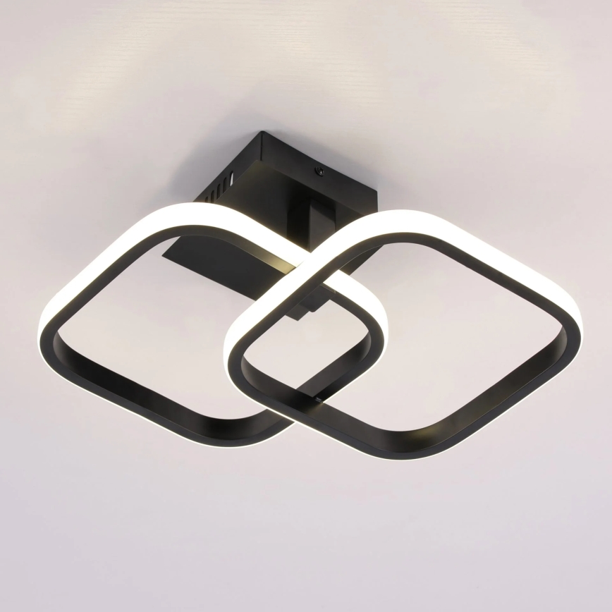 Candeeiro de Teto LED ROBERT LED/25W/230V 25x38 cm preto