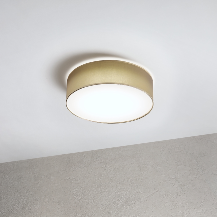 Candeeiro de tecto LED SIRJA, 36W, 230V, 4000K, Ø 45 cm, castanho/dourado
