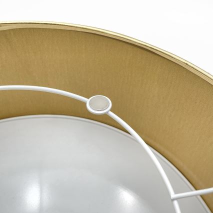 Candeeiro de tecto LED SIRJA, 36W, 230V, 4000K, Ø 45 cm, castanho/dourado