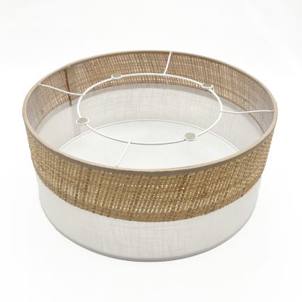 Luminária de teto LED SIRJA BOHO LED/20W/230V 4000K diâmetro 35 cm bege/branco