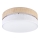 Candeeiro de Teto LED SIRJA BOHO LED/36W/230V 4000K Ø 45 cm bege/branco