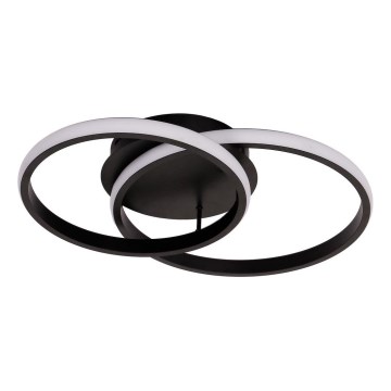 Candeeiro de teto LED TITANO LED/12W/230V preto