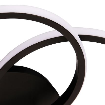 Candeeiro de teto LED TITANO LED/12W/230V preto