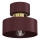 Candeeiro de teto MARTI 1xE27/15W/230V Ø 20,5 cm bordô/dourado