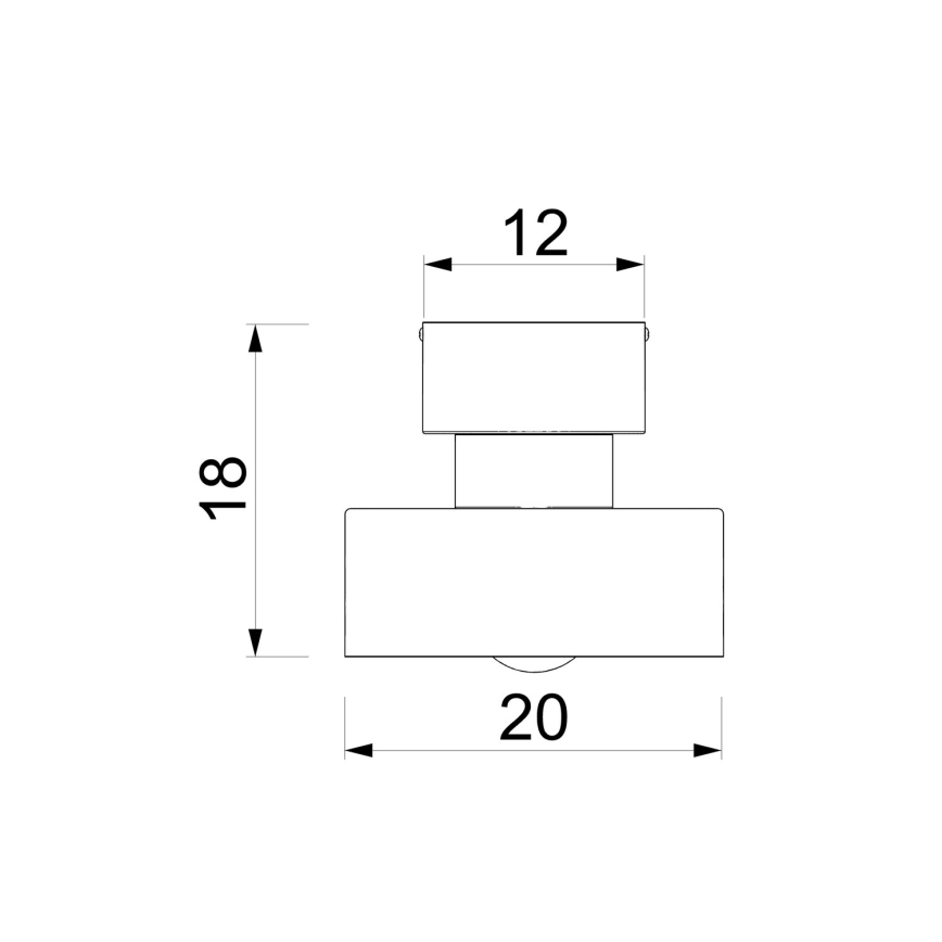 Candeeiro de teto MARTI 1xE27/15W/230V Ø 20,5 cm bordô/dourado
