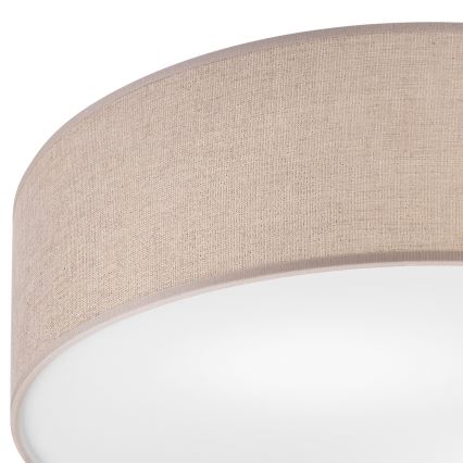 Candeeiro de teto MONTE 2xE27/60W/230V castanho