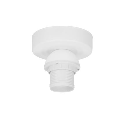 Candeeiro de teto NATIA 1xE27/60W/230V Ø 45 cm branco/castanho