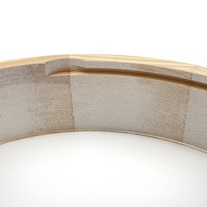 Candeeiro de teto NATURAL 3xE27/15W/230V Ø 37,5 cm pinho/branco