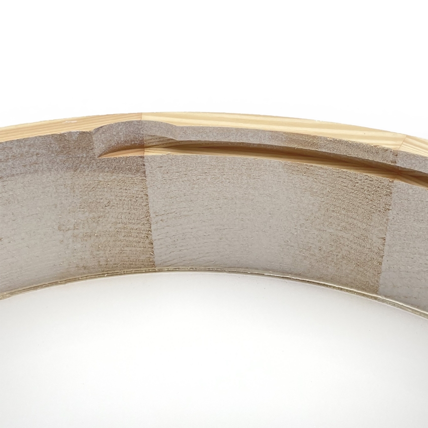 Candeeiro de teto NATURAL 3xE27/15W/230V Ø 37,5 cm pinho/branco