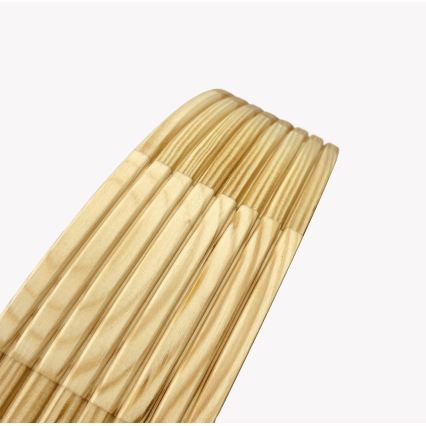 Candeeiro de teto NATURAL MODERN 4xE27/15W/230V Ø 58 cm pinho