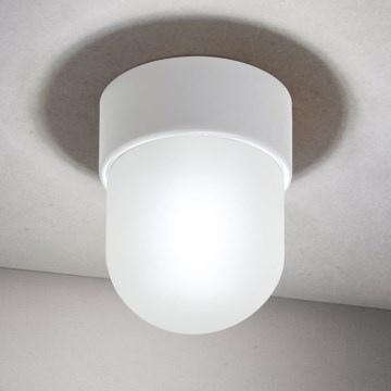 Candeeiro de teto OSTIA, 1x E27/40W/230V, Ø 9,8 cm, branco
