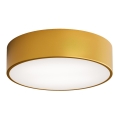 Candeeiro de teto para casa de banho CLEO com sensor, 2xE27/24W/230V, Ø 30 cm, dourado, IP54