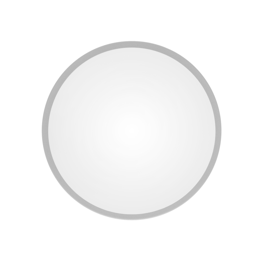 Candeeiro de teto para casa de banho CLEO com sensor - 3 x E27 / 24 W / 230 V, Ø 40 cm, cinzento, IP54