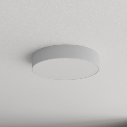 Candeeiro de teto para casa de banho CLEO com sensor - 3 x E27 / 24 W / 230 V, Ø 40 cm, cinzento, IP54