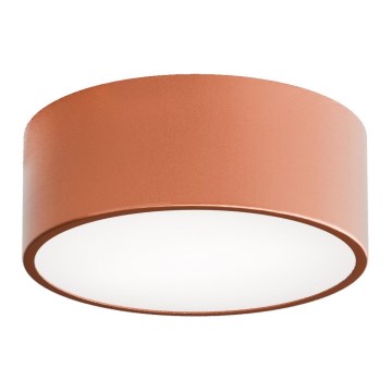 Candeeiro de teto para casa de banho com sensor CLEO — 1x E27, 24W, 230V, Ø 20 cm, IP54, acabamento cobre