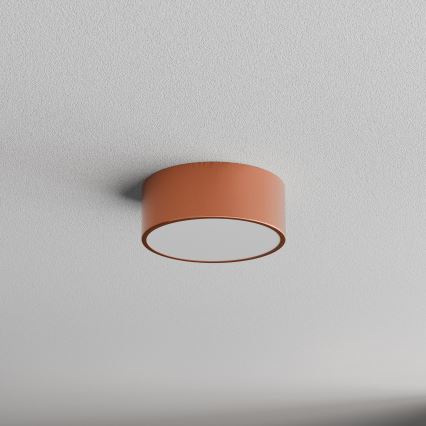 Candeeiro de teto para casa de banho com sensor CLEO — 1x E27, 24W, 230V, Ø 20 cm, IP54, acabamento cobre