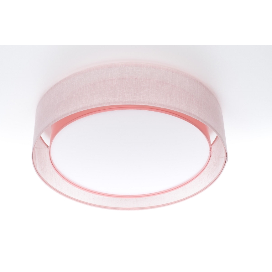 Candeeiro de teto PURO 2xE27/40W/230V Ø 50 cm rosa