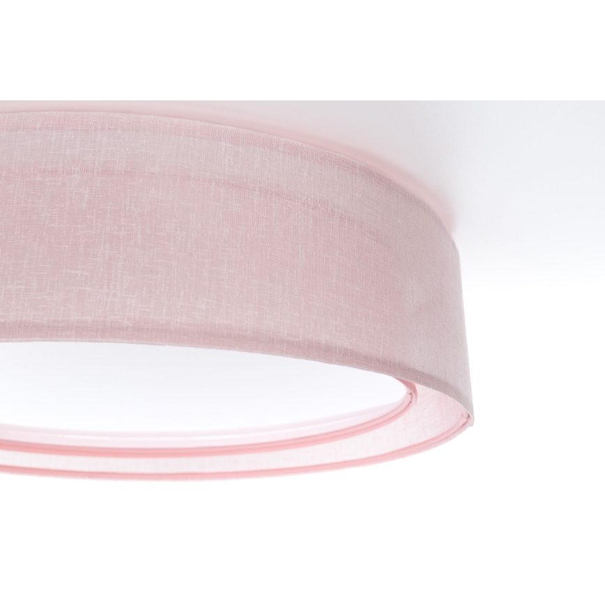Candeeiro de teto PURO 2xE27/40W/230V Ø 50 cm rosa