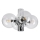 Candeeiro de teto SFERIO 4xE14/5W/230V cromado brilhante/vidro transparente
