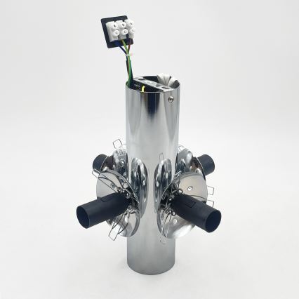 Candeeiro de teto SFERIO 4xE14/5W/230V cromado brilhante/vidro transparente