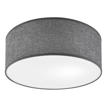 Candeeiro de teto SIRJA 1xE27/15W/230V Ø 35 cm cinzento