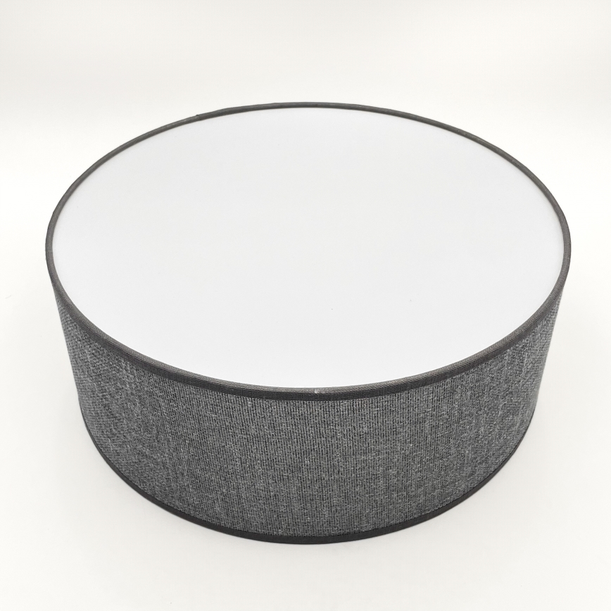 Candeeiro de teto SIRJA 1xE27/15W/230V Ø 35 cm cinzento