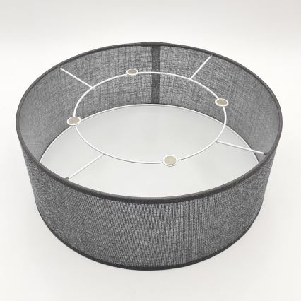 Candeeiro de teto SIRJA 1xE27/15W/230V Ø 35 cm cinzento