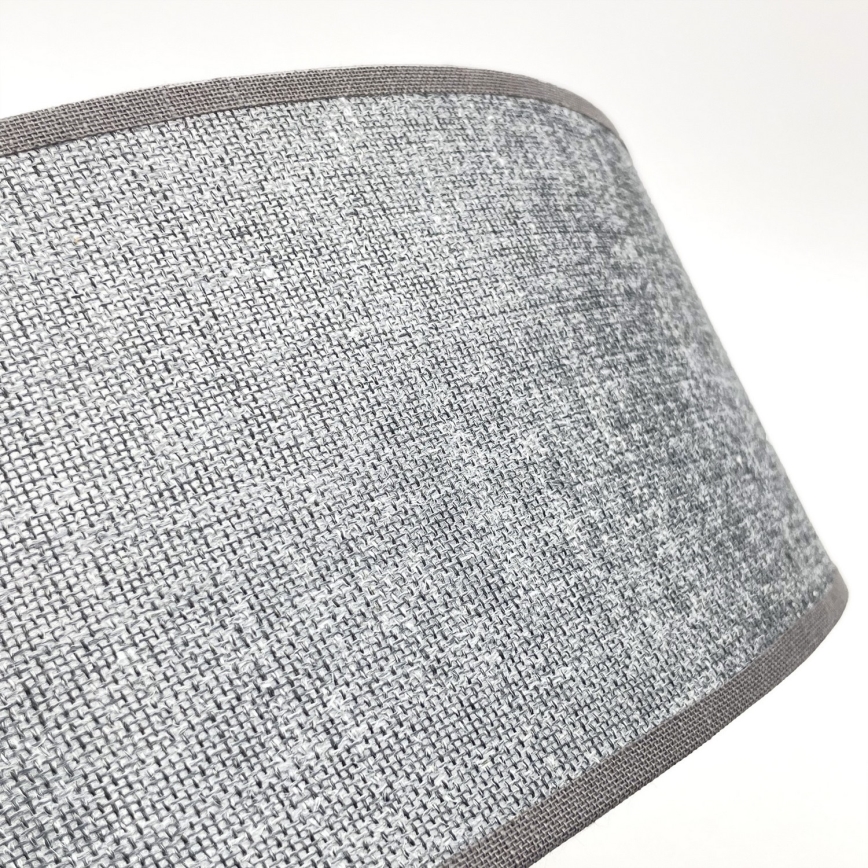 Candeeiro de teto SIRJA 1xE27/15W/230V Ø 35 cm cinzento