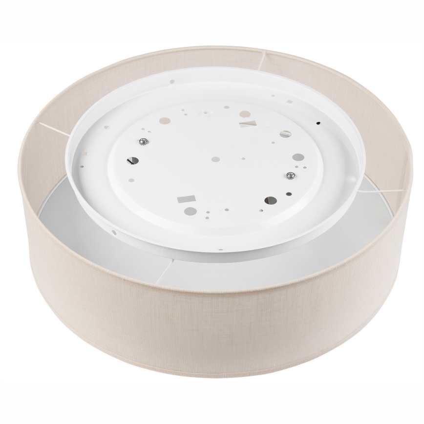 Candeeiro de teto SIRJA 2xE27/15W/230V, diâmetro 45 cm, cor creme