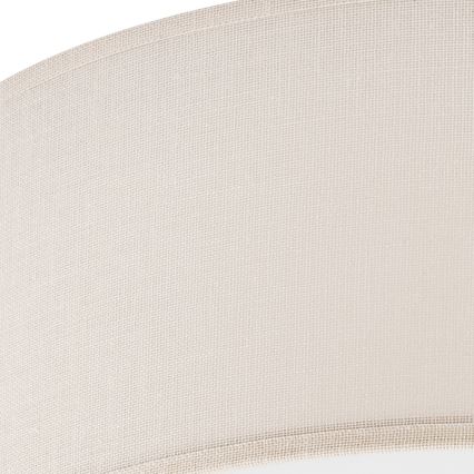 Candeeiro de teto SIRJA 2xE27/15W/230V, diâmetro 45 cm, cor creme