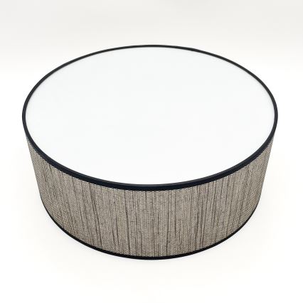 Candeeiro de teto SIRJA 2xE27/15W/230V Ø 35 cm castanho