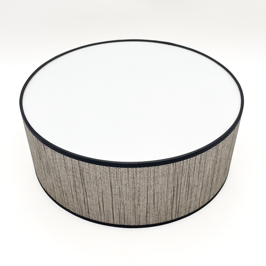 Candeeiro de teto SIRJA 2xE27/15W/230V Ø 35 cm castanho