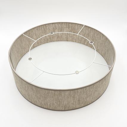 Candeeiro de teto SIRJA 2xE27/15W/230V Ø 45 cm bege