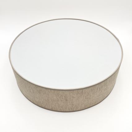 Candeeiro de teto SIRJA 2xE27/15W/230V Ø 45 cm bege