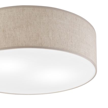 Candeeiro de teto SIRJA 2xE27/15W/230V Ø 45 cm bege