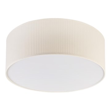 Candeeiro de teto SIRJA PLISADO 2xE27/15W/230V Ø 35 cm creme
