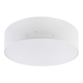 Candeeiro de teto SIRJA PLISADO 4xE27/15W/230V Ø 45 cm branco