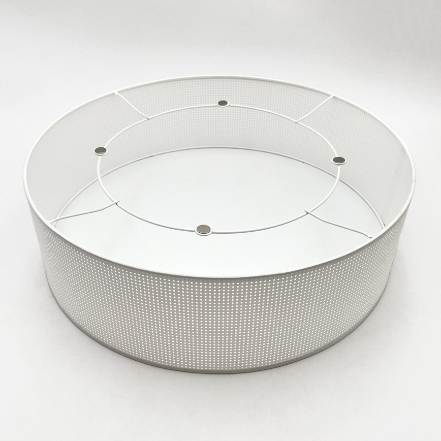 Candeeiro de teto SIRJA PLISADO 4xE27/15W/230V Ø 45 cm branco