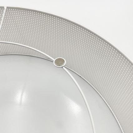 Candeeiro de teto SIRJA PLISADO 4xE27/15W/230V Ø 45 cm branco
